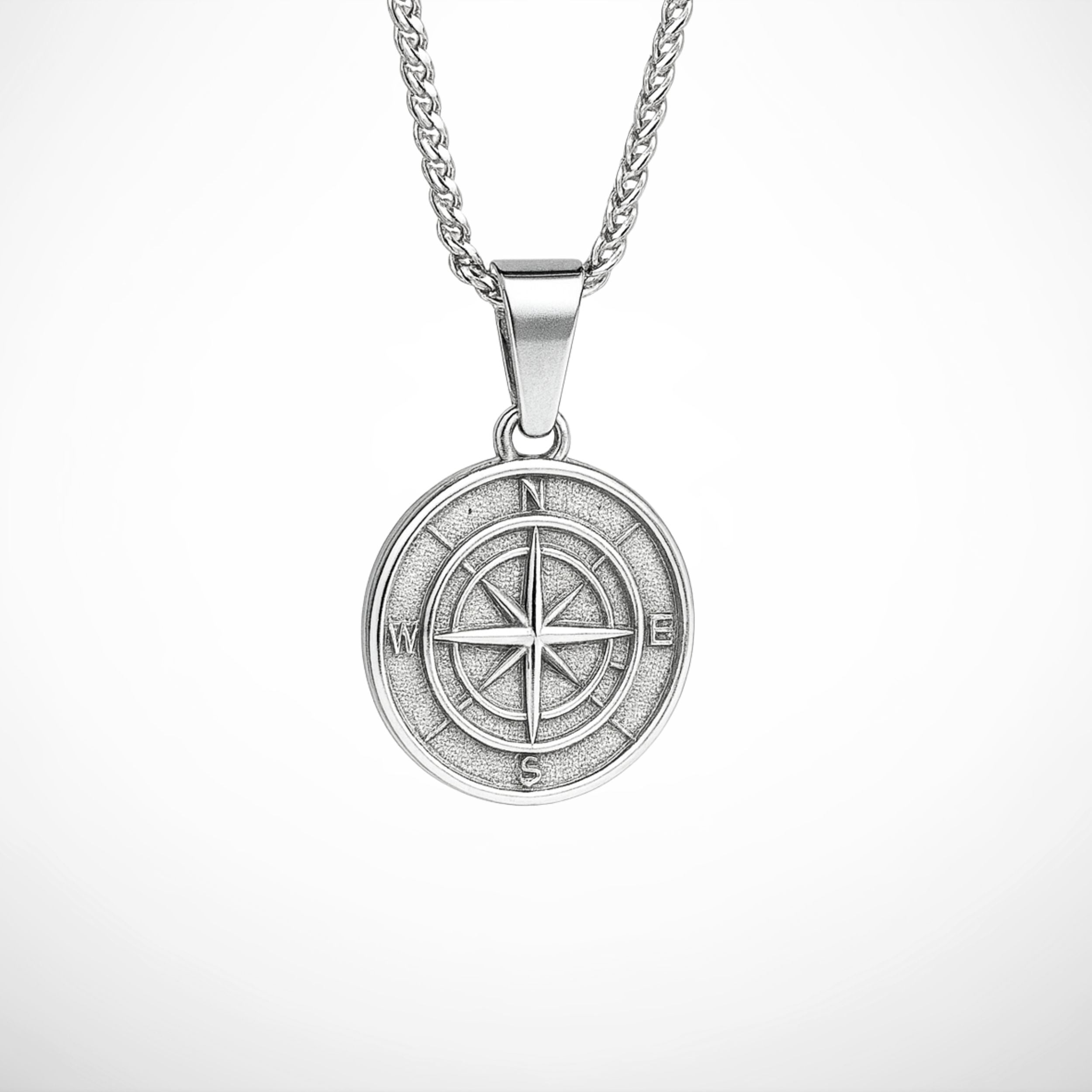 COMPASS PENDANT (SILVER)
