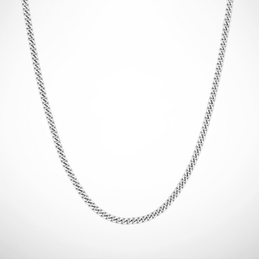 CUBAN CHAIN (SILVER) 3MM