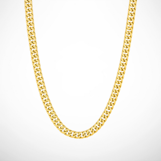 CUBAN CHAIN (18K GOLD) 5MM