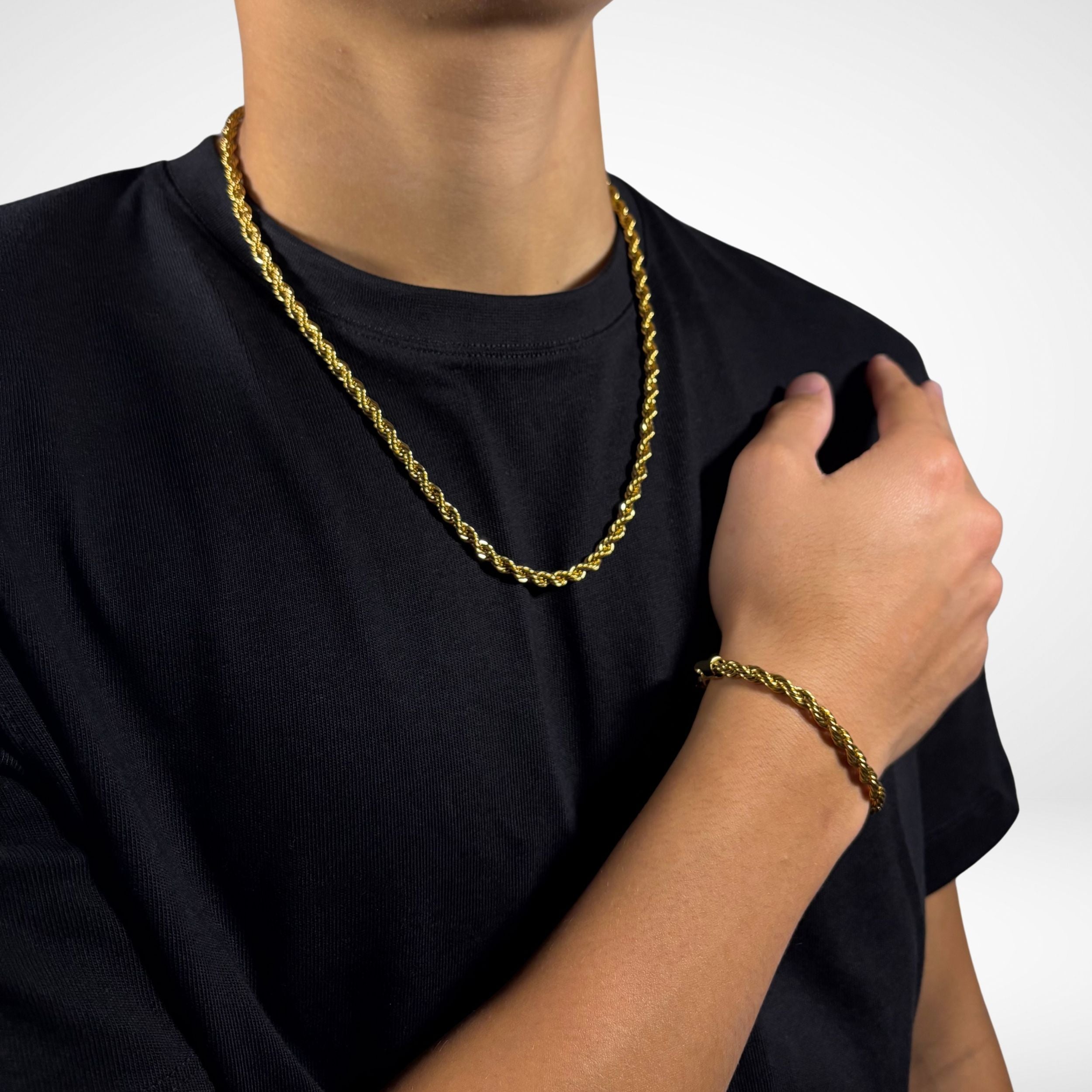 ROPE SET (18K GOLD) 5MM