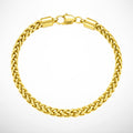 WHEAT BRACELET (18K GOLD) 5MM