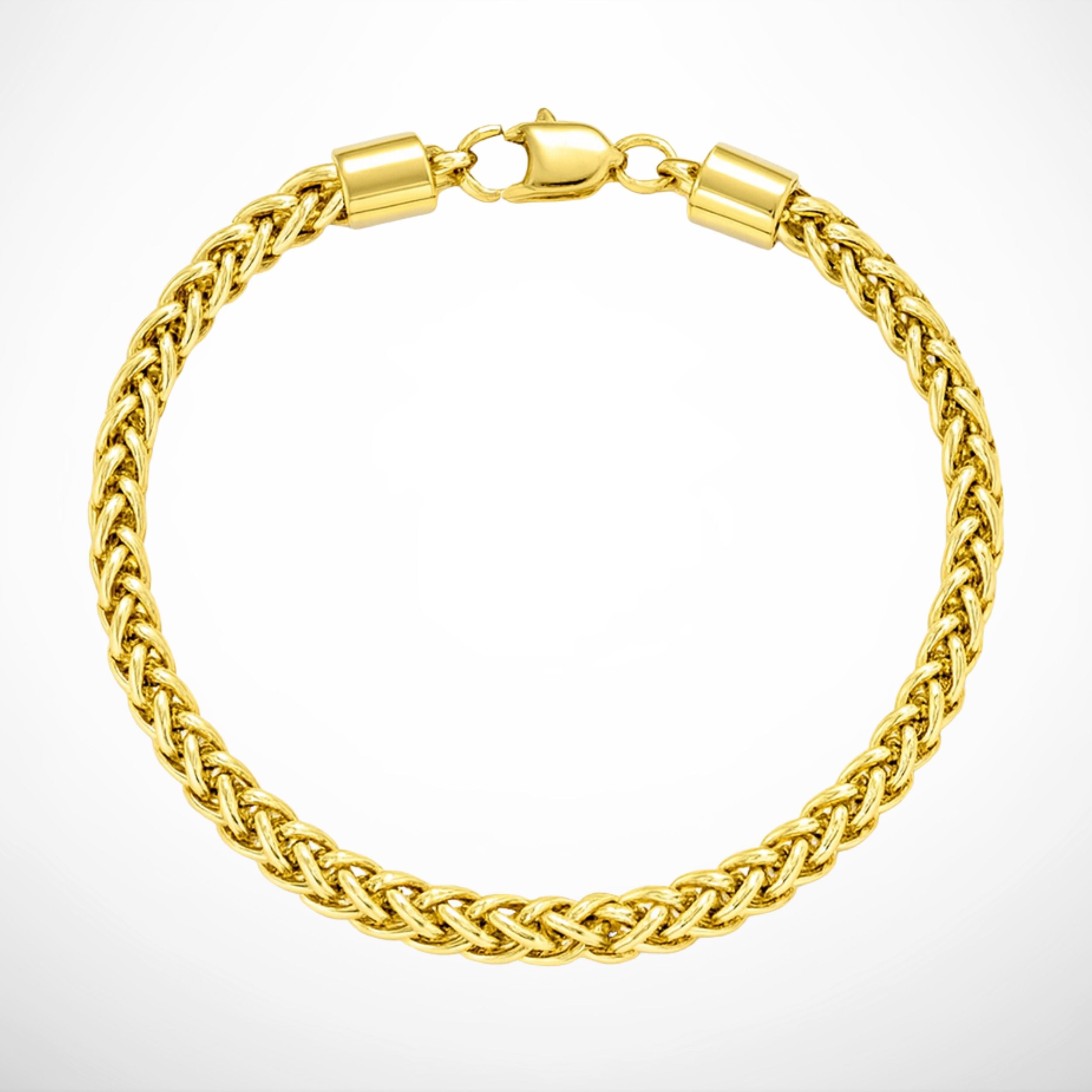 WHEAT BRACELET (18K GOLD) 5MM