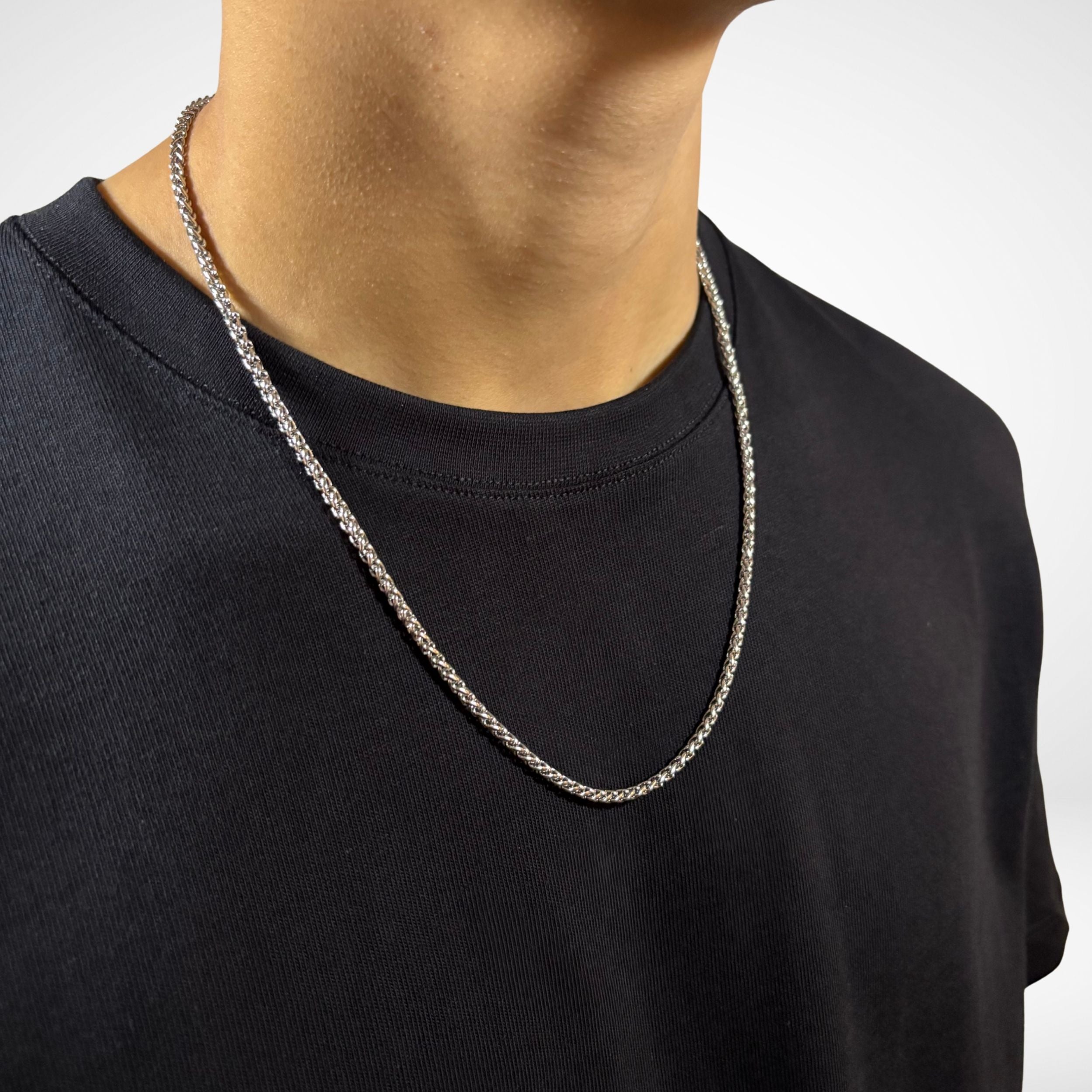 WHEAT CHAIN (SILVER) 3MM
