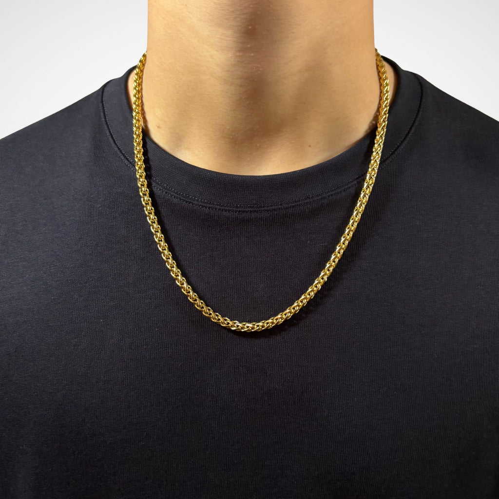 WHEAT CHAIN (18K GOLD) 5MM