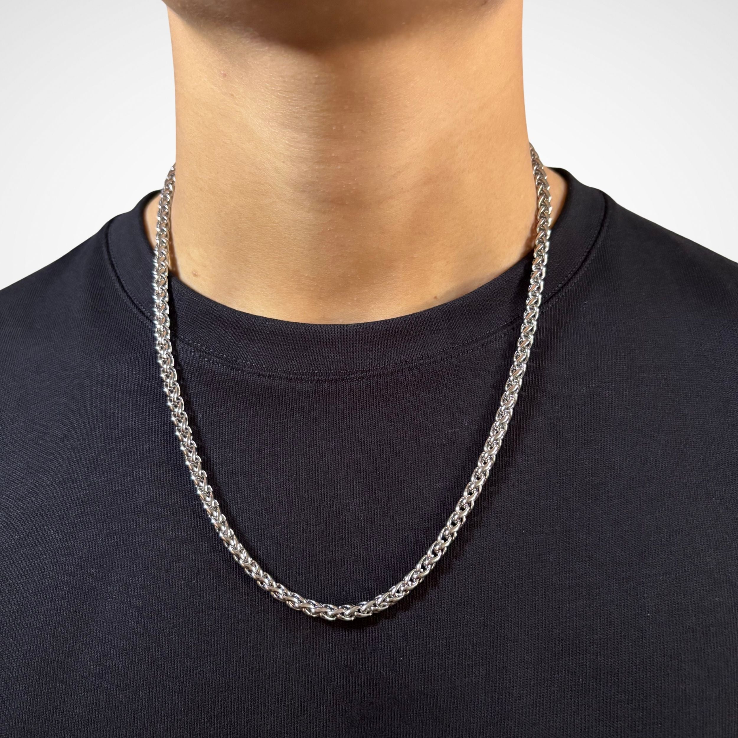 WHEAT CHAIN (SILVER) 5MM