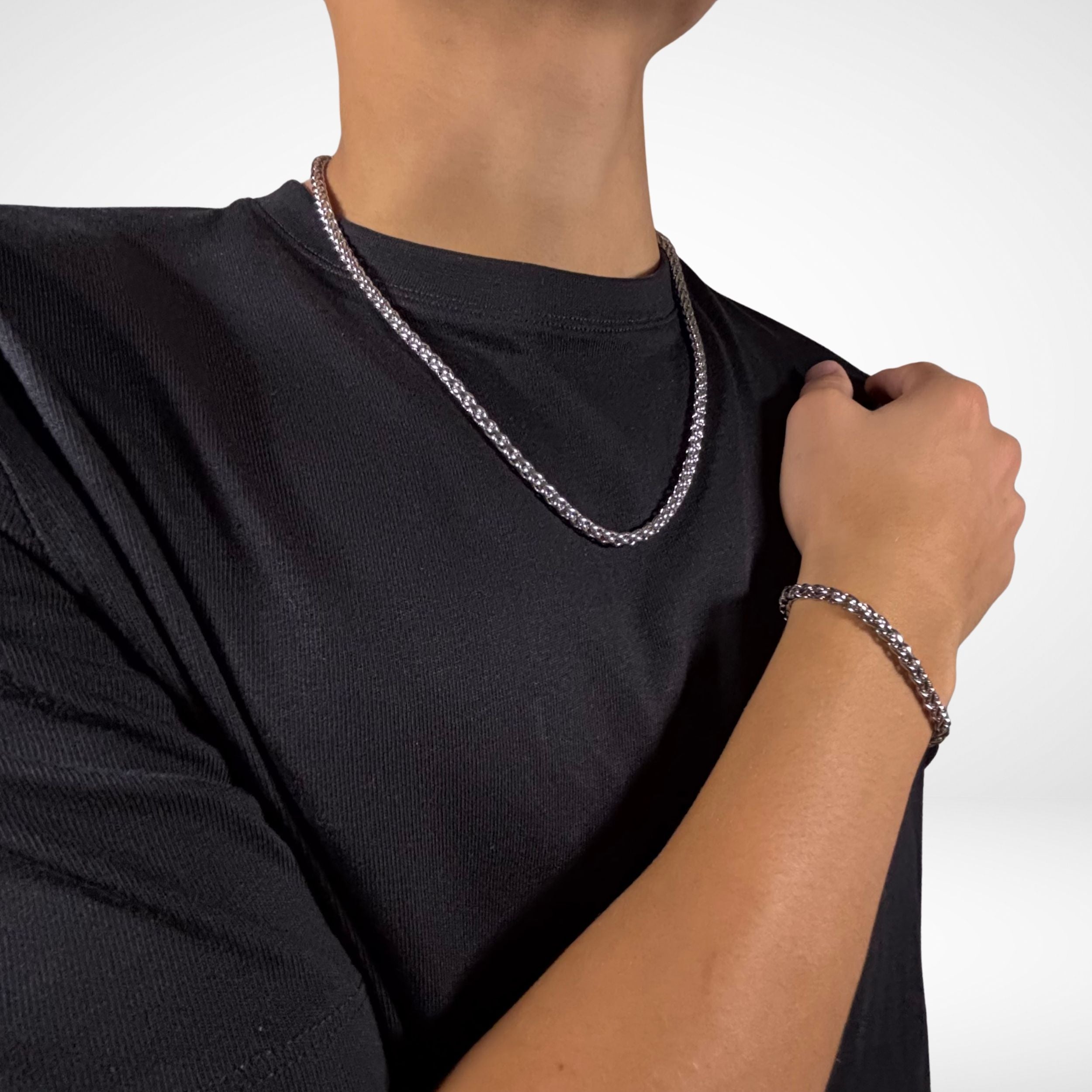 WHEAT SET (SILVER) 5MM