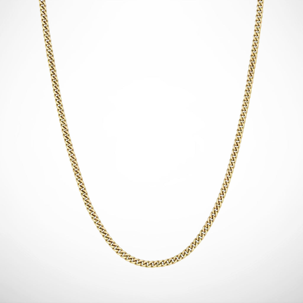 CUBAN CHAIN (18K GOLD) 3MM