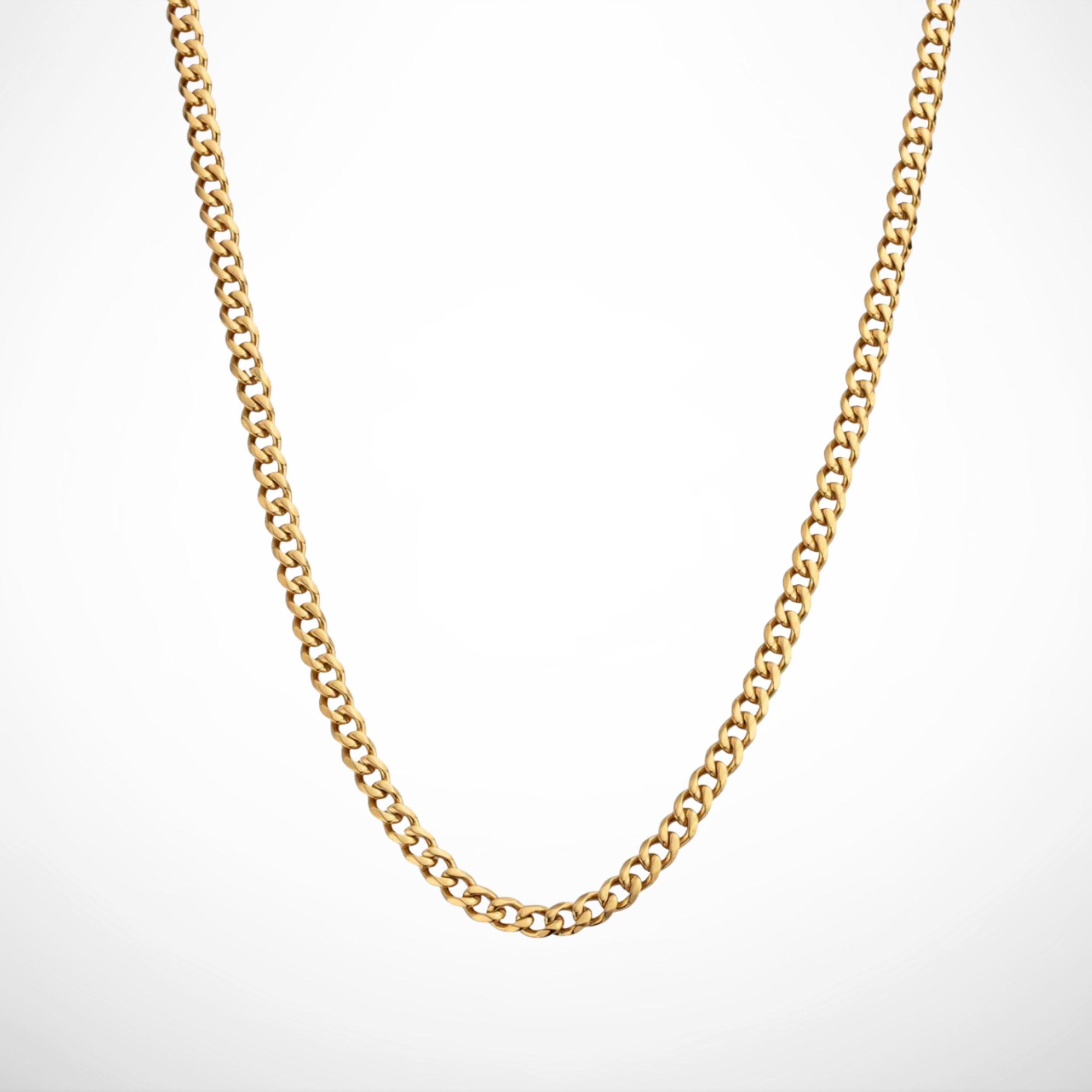 CUBAN CHAIN (18K GOLD) 5MM