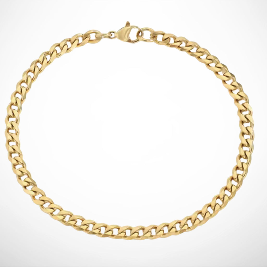 CUBAN BRACELET (18K GOLD) 5MM