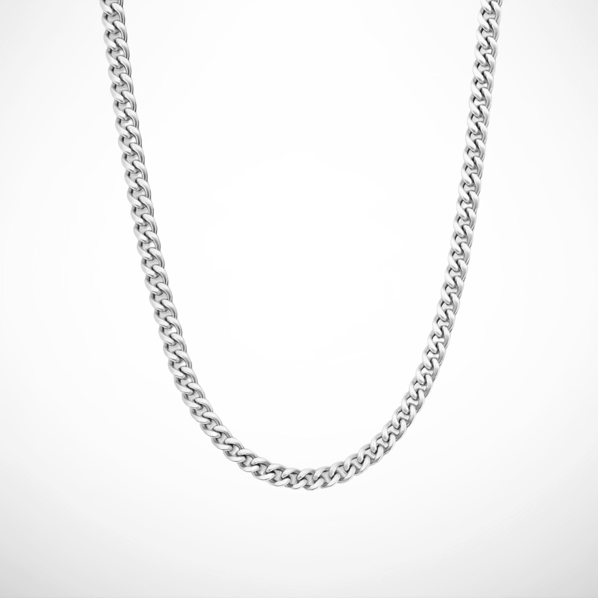 CUBAN CHAIN (SILVER) 5MM