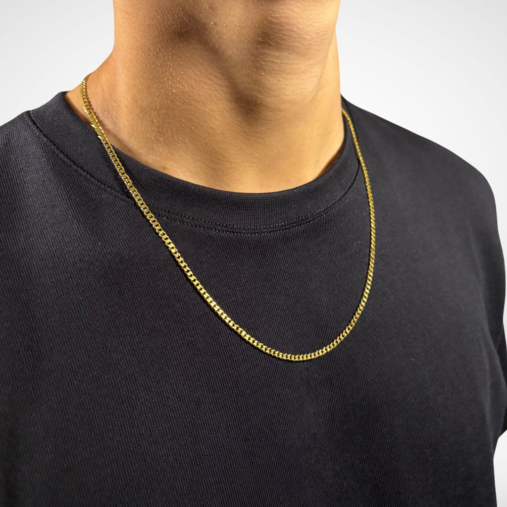CUBAN CHAIN (18K GOLD) 3MM