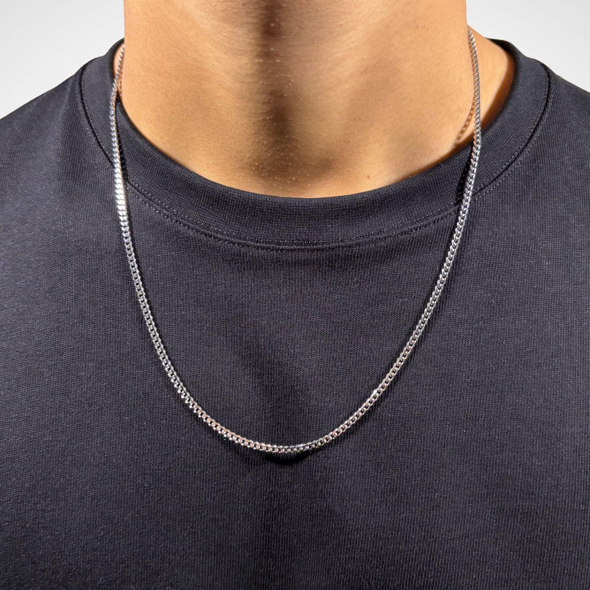 CUBAN CHAIN (SILVER) 3MM