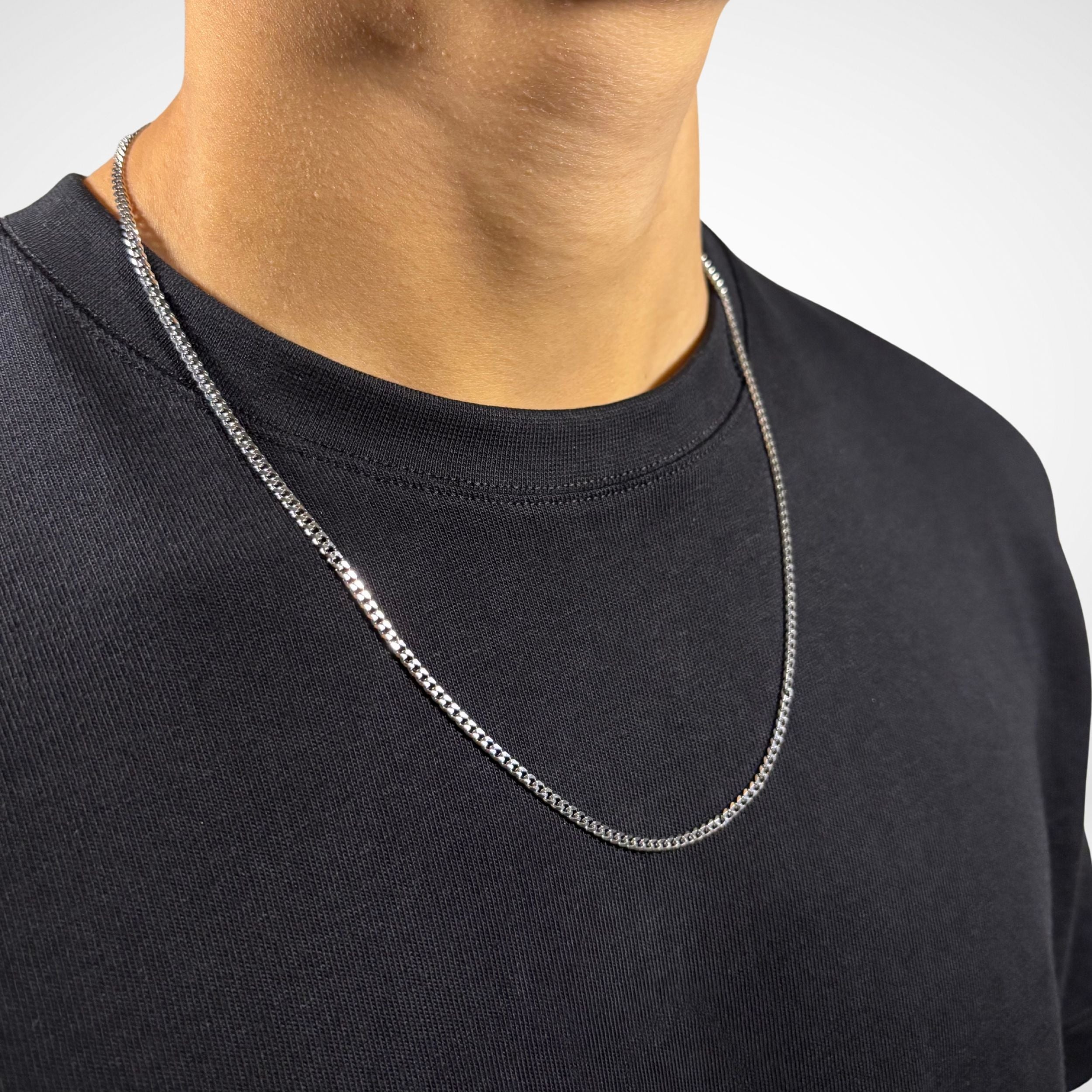 CUBAN CHAIN (SILVER) 3MM