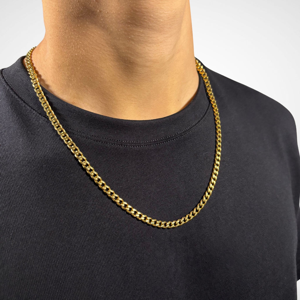 CUBAN CHAIN (18K GOLD) 5MM