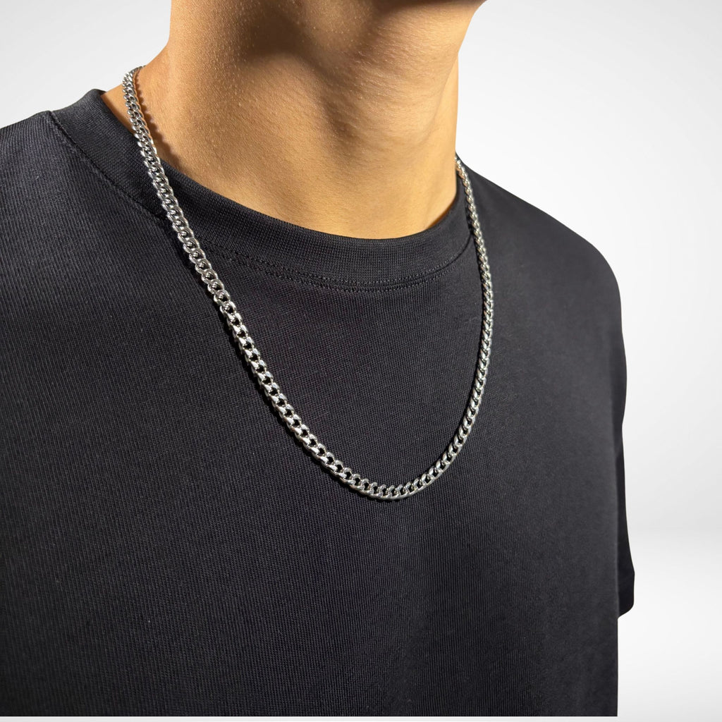 CUBAN CHAIN (SILVER) 5MM