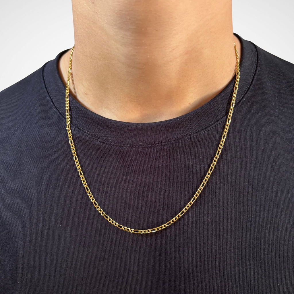 FIGARO CHAIN (18K GOLD) 3MM