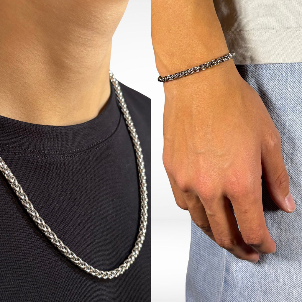 WHEAT SET (SILVER) 5MM