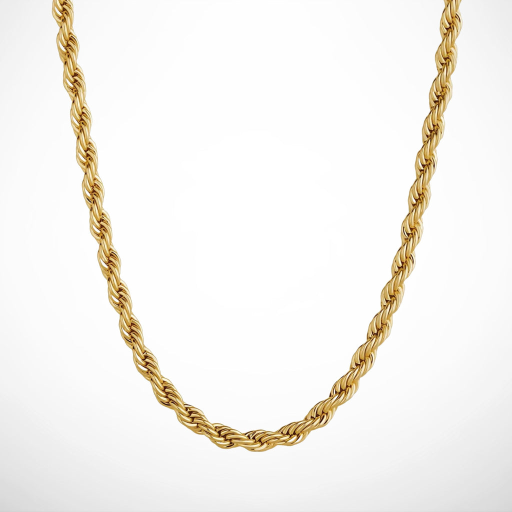 ROPE CHAIN (18K GOLD) 5MM