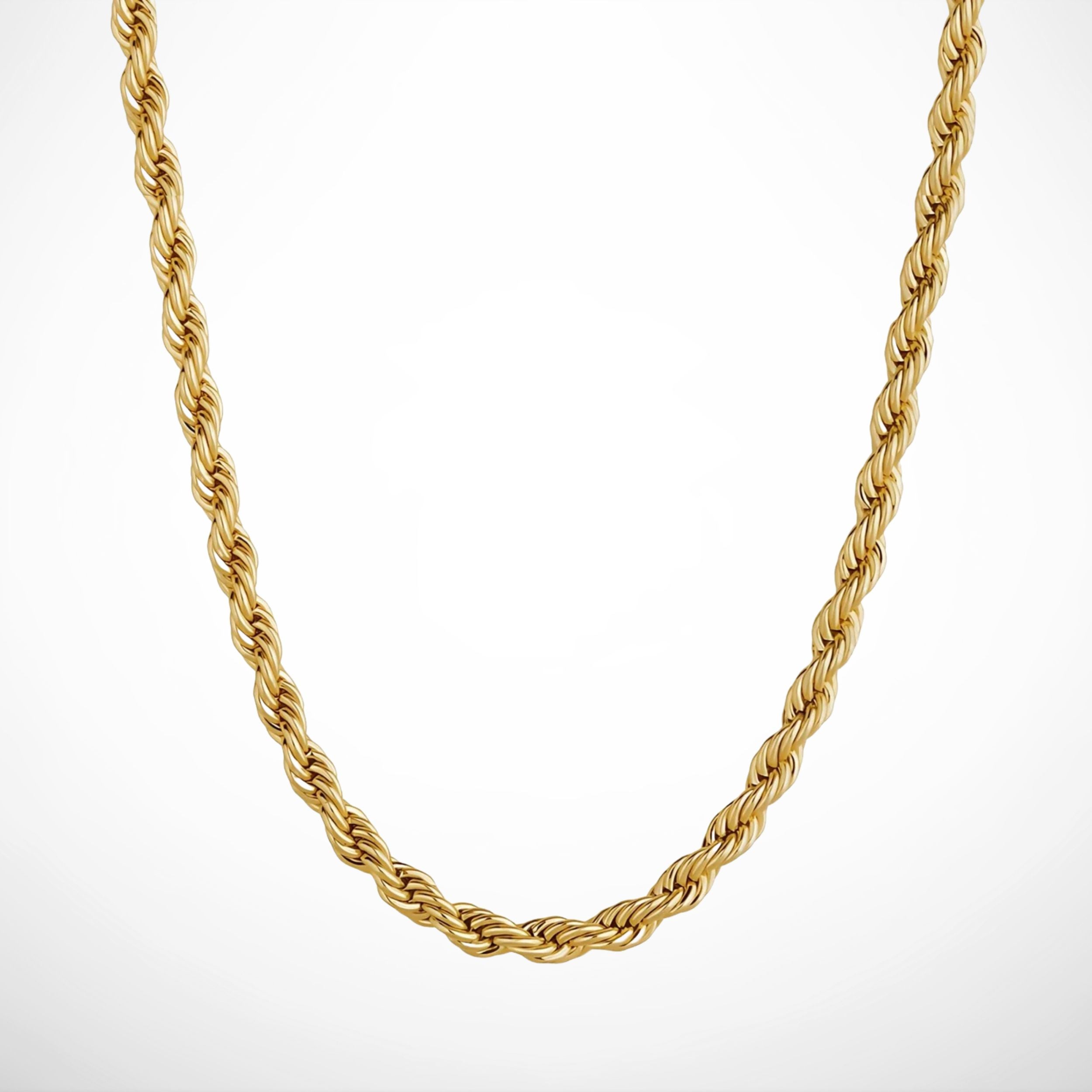 ROPE CHAIN (18K GOLD) 5MM