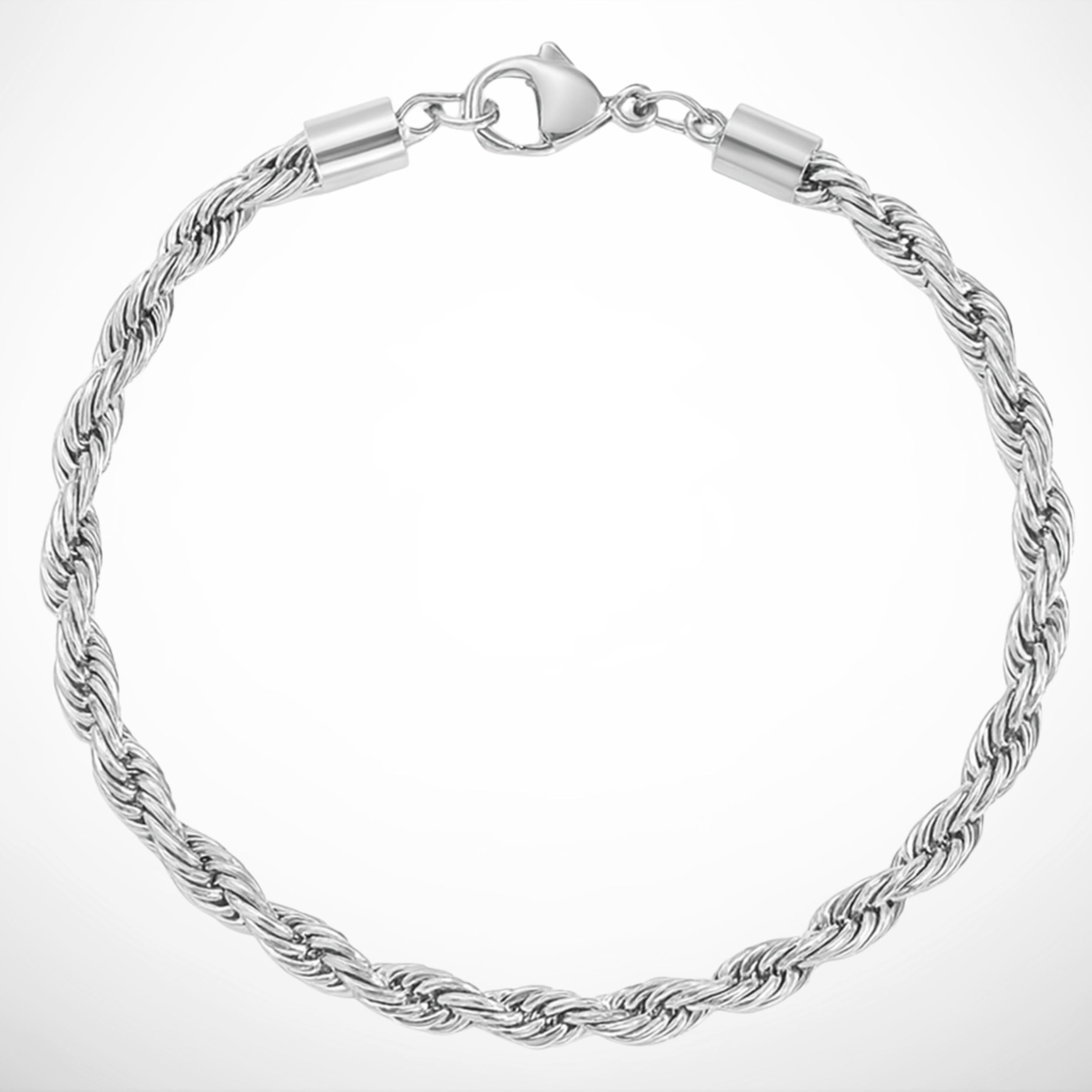 ROPE BRACELET (SILVER) 5MM