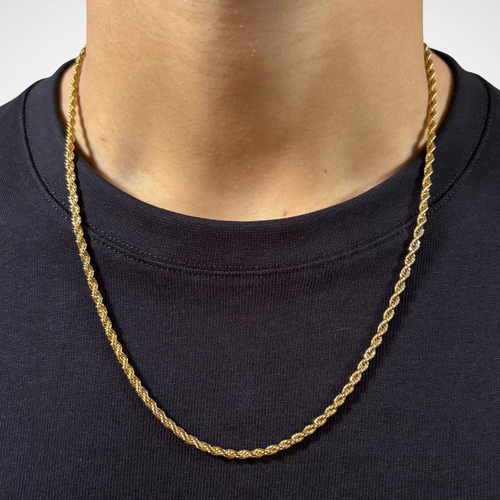 ROPE CHAIN (18K GOLD) 3MM