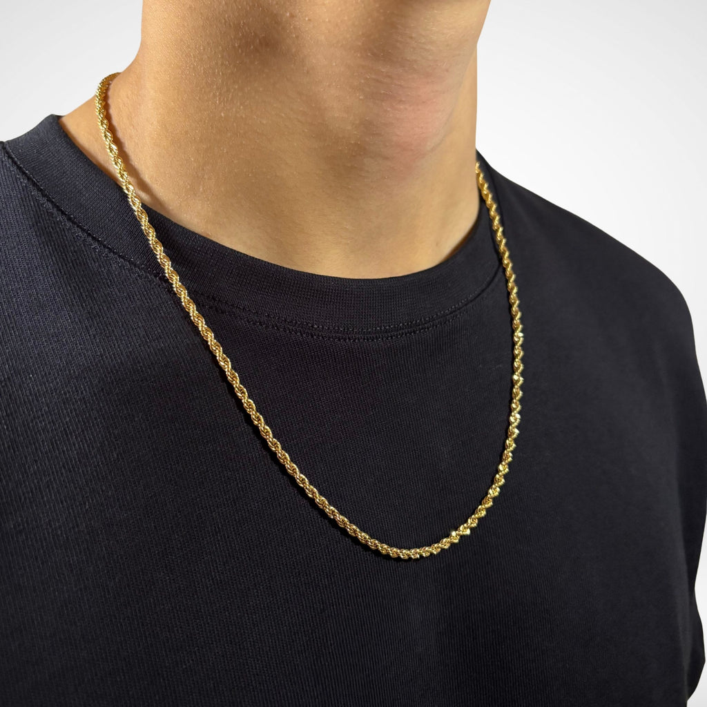 ROPE CHAIN (18K GOLD) 3MM