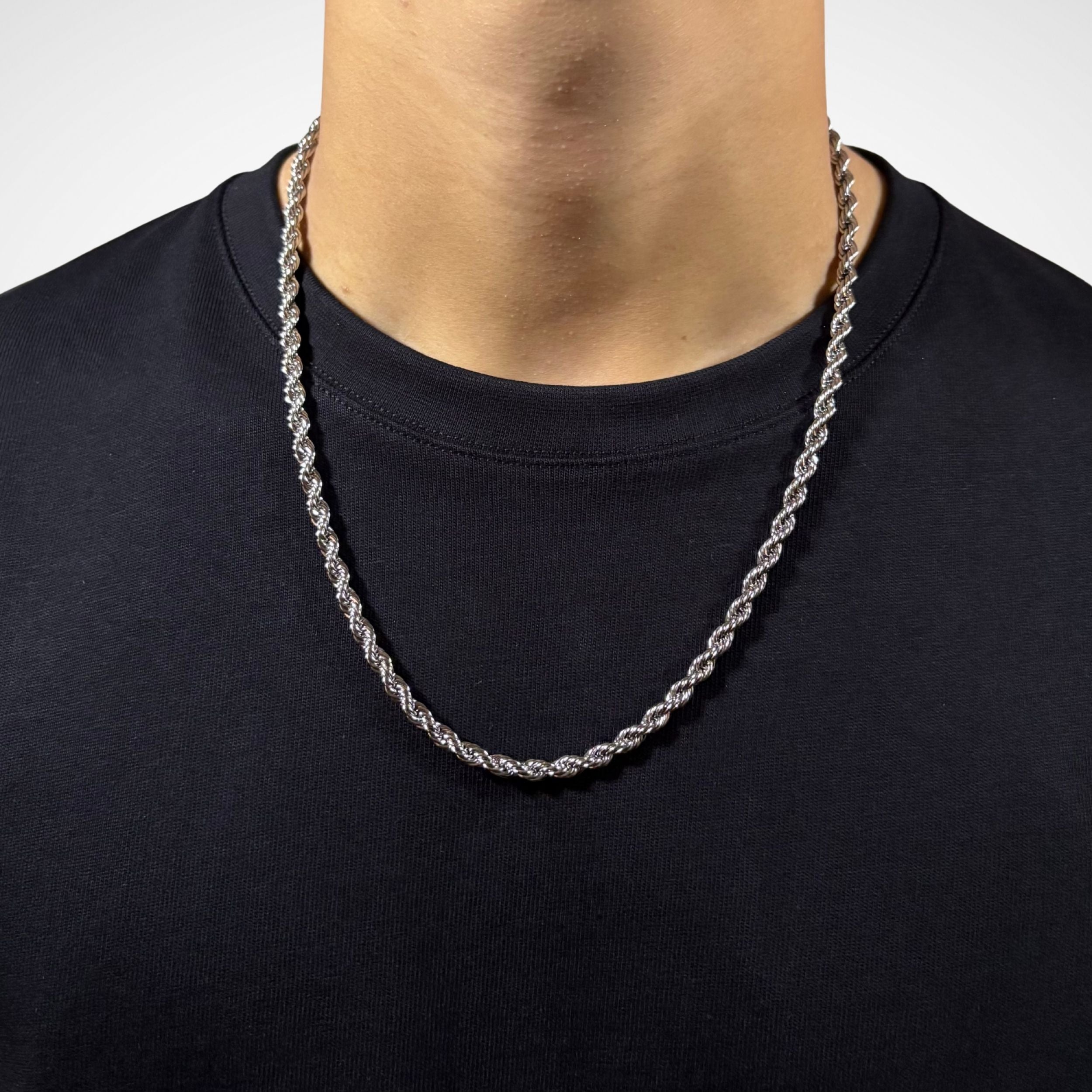 ROPE CHAIN (SILVER) 5MM