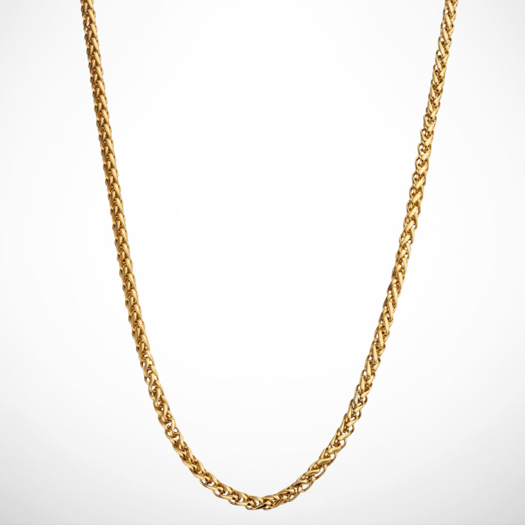 WHEAT CHAIN (18K GOLD) 5MM