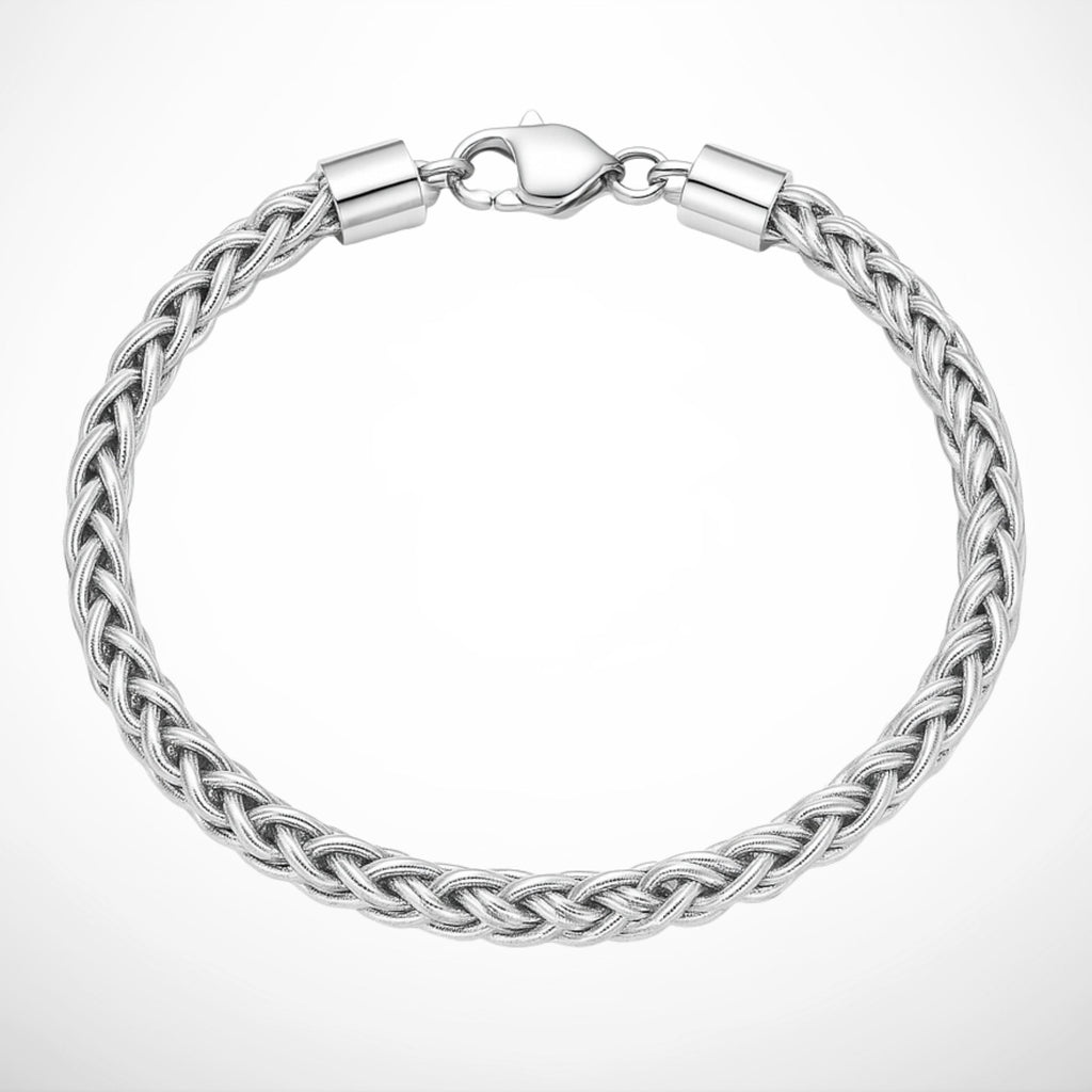 WHEAT BRACELET (SILVER) 5MM