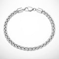 WHEAT BRACELET (SILVER) 5MM